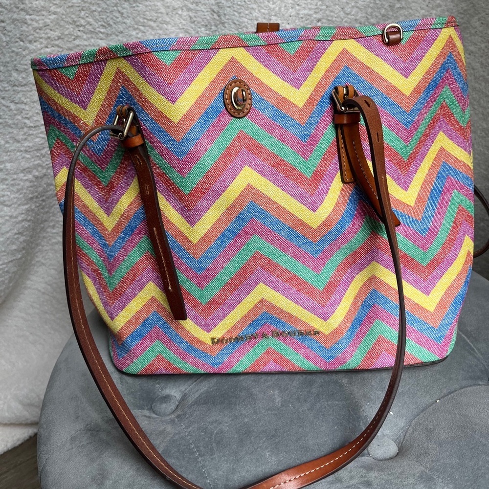 Dooney & Bourke Chevron Dover Tote